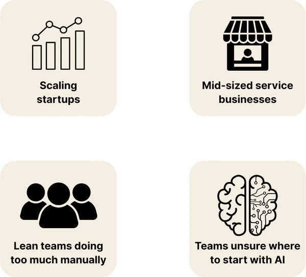 Scaling a business on systems rather than headcount