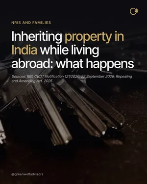 Carousel cover: inheriting property in India while living abroad